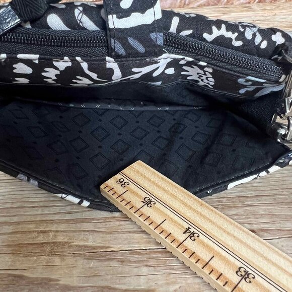 Vera Bradley Paisley Noir Trifold Wallet Snap Closure Clean Wristlet mulberryfou - Picture 2 of 14